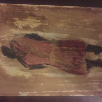 Painting titled "Homme libre" by Fouad Boughaba, Original Artwork, Enamel