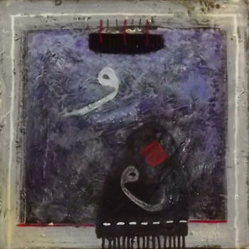 Pintura titulada "Solitude insoucieuse" por Ali Foudili, Obra de arte original