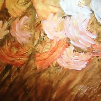 Pintura intitulada "roses" por Fourati Souhaila, Obras de arte originais