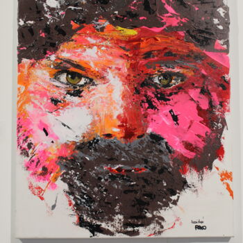 Peinture intitulée "Face" par Frago, Œuvre d'art originale, Acrylique