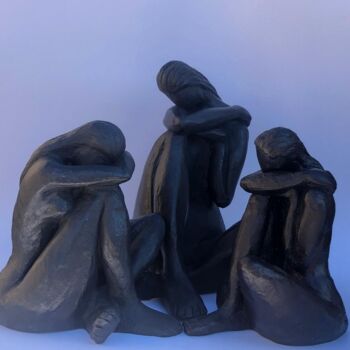 Sculpture intitulée "Variation" par France Faure/Wisman, Œuvre d'art originale, Argile