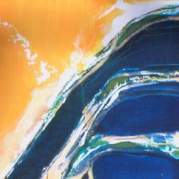 Painting titled "serie mediterranee…" by France Turbang, Original Artwork, Oil