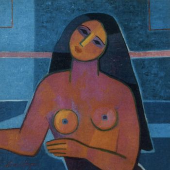 Painting titled "Venus" by France Wagner, Original Artwork