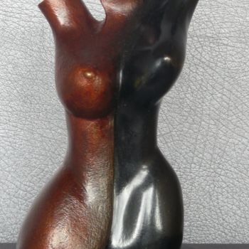 Rzeźba zatytułowany „accueil-bronze.jpg” autorstwa Franceleine Debellefontaine, Oryginalna praca