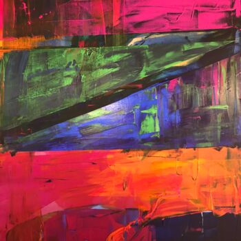"Colour Explosion" başlıklı Tablo Frances Bildner tarafından, Orijinal sanat, Akrilik
