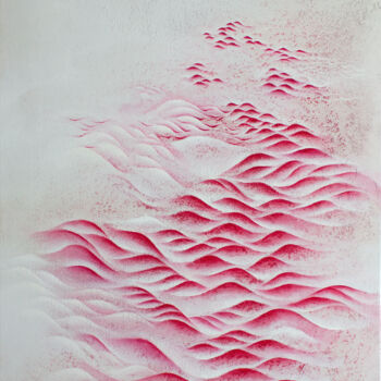 「Smell of strawberri…」というタイトルの絵画 Francesca Borgoによって, オリジナルのアートワーク, アクリル ウッドストレッチャーフレームにマウント