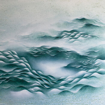 Malarstwo zatytułowany „Light as water” autorstwa Francesca Borgo, Oryginalna praca, Akryl