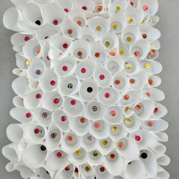 Sculpture intitulée "BeeHiVis" par Francesca Busca, Œuvre d'art originale, Plastique