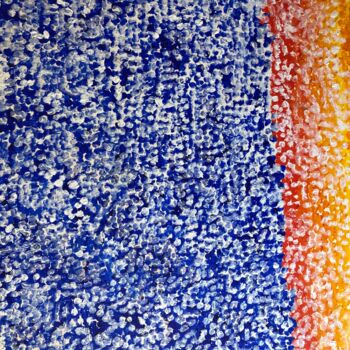 "Almost Blue" başlıklı Tablo Francesca Savi tarafından, Orijinal sanat, Akrilik Ahşap Sedye çerçevesi üzerine monte edilmiş