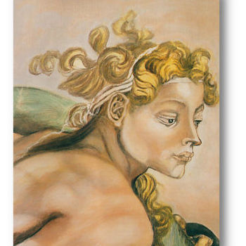 Painting titled "La bellezza svelata" by Catola  Maria Francesca /"May", Original Artwork