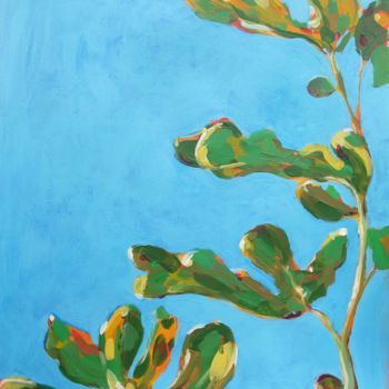 Pittura intitolato "arbre de figues" da Francesca Messina, Opera d'arte originale, Acrilico