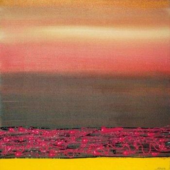 Pittura intitolato "Landscape #1" da Francesca Nobile, Opera d'arte originale, Olio