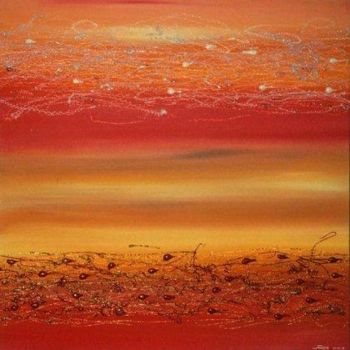 Pittura intitolato "Sunset" da Francesca Nobile, Opera d'arte originale, Olio