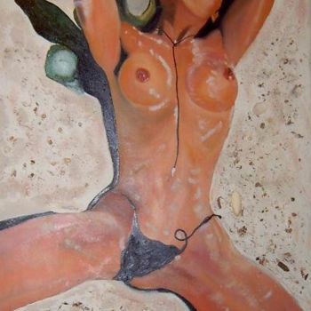 Painting titled "al sole" by Maria Vittoria Franceschi, Original Artwork, Oil
