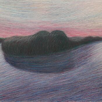 图画 标题为“Vicino al delta del…” 由Francesco Cagnato, 原创艺术品, 粉彩