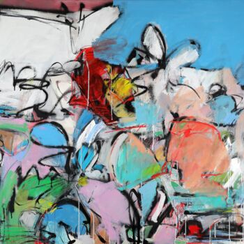 "Animal Farm" başlıklı Tablo Francesco D'Adamo tarafından, Orijinal sanat, Petrol