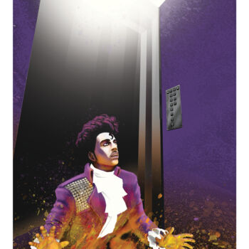 Incisioni, stampe intitolato "Prince" da Francesco De La Vega Barcella, Opera d'arte originale, Serigrafia