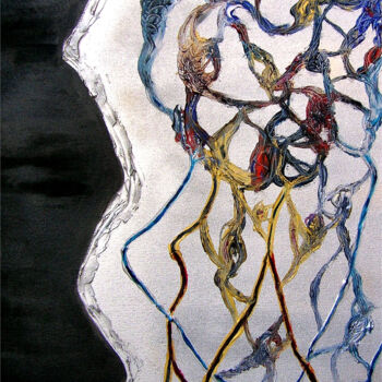 Pittura intitolato "Equilibrio" da Francesco Dea, Opera d'arte originale, Acrilico