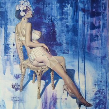 Pittura intitolato "boudoir 2" da Francesco Dezio, Opera d'arte originale, Olio