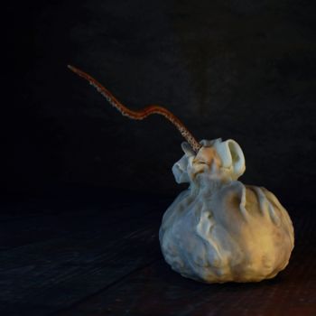 Escultura intitulada "polpo velato" por Francesco Galdo, Obras de arte originais, Plástico