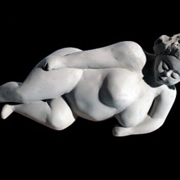 Sculpture intitulée "bella ciccia" par Francesco Mestria, Œuvre d'art originale