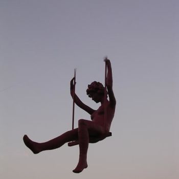 Скульптура под названием "trapezista" - Francesco Mestria, Подлинное произведение искусства