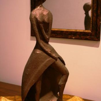 Sculpture titled "tufo 2" by Francesco Mestria, Original Artwork, Stone