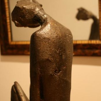 Sculpture titled "tufo 3 - part." by Francesco Mestria, Original Artwork, Stone