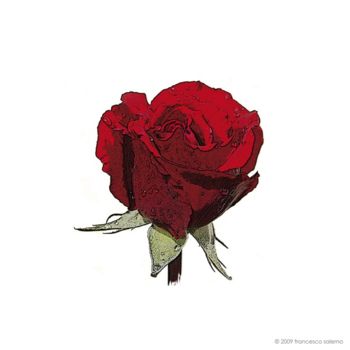 "Red Rose" başlıklı Dijital Sanat Francesco Salerno tarafından, Orijinal sanat