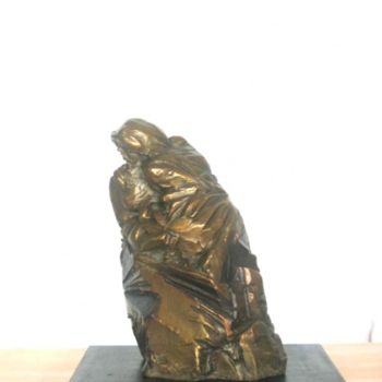 Skulptur mit dem Titel "EXODE" von Francesca, Original-Kunstwerk, Giesserei
