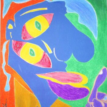 Pintura intitulada "The Bahiano 2006 Pa…" por Franchelor, Obras de arte originais, Pastel
