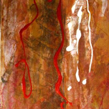 Malerei mit dem Titel "MAL DE LUNE" von Francine Barbaray, Original-Kunstwerk