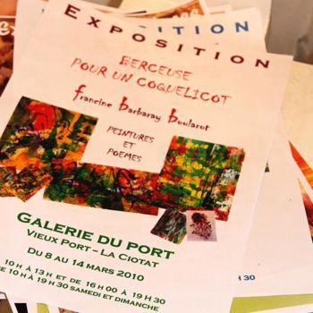 Photographie intitulée "L'AFFICHE DE L'EXPO…" par Francine Barbaray, Œuvre d'art originale