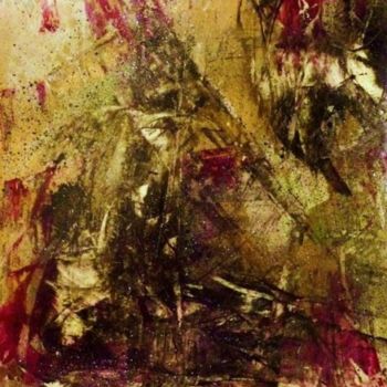 Картина под названием "MISERABILITE ET AUT…" - Francine Barbaray, Подлинное произведение искусства, Масло
