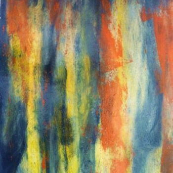 Painting titled "LES FILLES DU FEU -…" by Francine Barbaray, Original Artwork, Oil