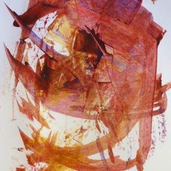 Картина под названием "UN HOMME PEUT EN CA…" - Francine Barbaray, Подлинное произведение искусства, Масло