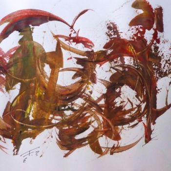 Peinture intitulée "LE CARNAVAL VENITIEN" par Francine Barbaray, Œuvre d'art originale