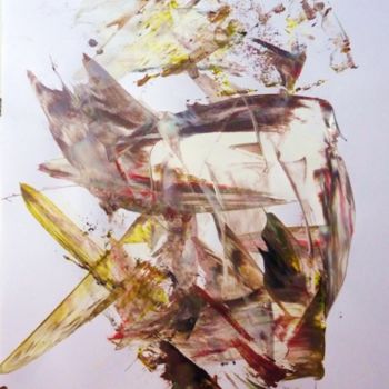 Painting titled "LE MIROIR DU CABINE…" by Francine Barbaray, Original Artwork