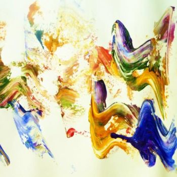 Malerei mit dem Titel "JEUX DE DAMES - Col…" von Francine Barbaray, Original-Kunstwerk, Öl