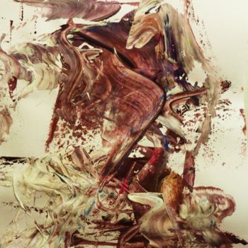 Картина под названием "LE PREDATEUR - Coll…" - Francine Barbaray, Подлинное произведение искусства, Акрил