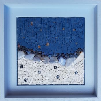 Sculpture titled "Maritime" by Francine Bonnet, Original Artwork, Mosaic