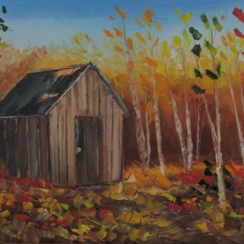 Peinture intitulée "L'automne.jpg" par Francine Georget, Œuvre d'art originale