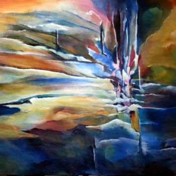 Pittura intitolato "jump-332.jpg" da Francine Vaysse, Opera d'arte originale
