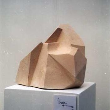 Sculpture titled "DANS LE BOULVERSEME…" by Francis Buyse, Original Artwork