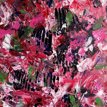 Картина под названием "abstrait 2910" - Francis Cloris, Подлинное произведение искусства, Акрил