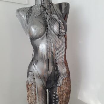 Sculpture titled "ATHENA" by Francis G, Original Artwork, Resin