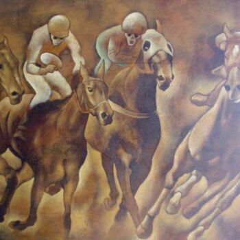 Painting titled "cavaleiros do apoca…" by Francisco Eduardo, Original Artwork