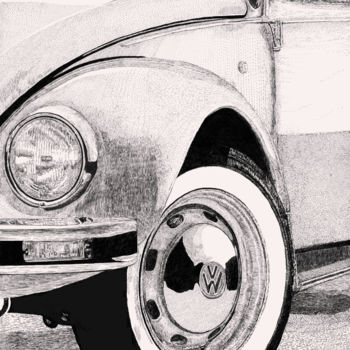 Drawing titled "vw.jpg" by Francisco García Delgado, Original Artwork