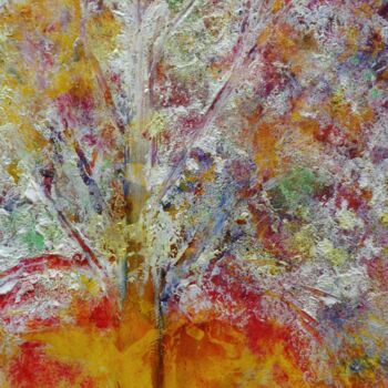Peinture intitulée "mon arbre" par Francisco Mendes, Œuvre d'art originale, Encre