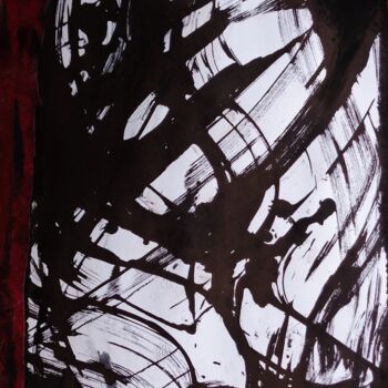 Painting titled "enlacer" by Francisco Mendes, Original Artwork, Ink